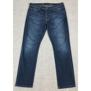 Adriano Goldschmied The Everett Jeans Mens 36x32 Blue Slim Straight (Tag 34x32)